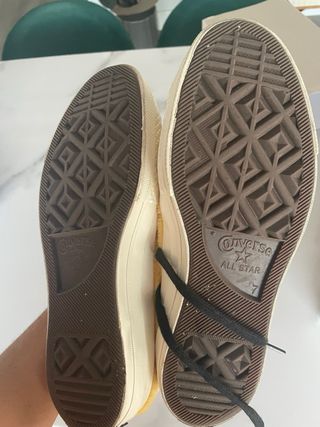 Converse All Star Peluche Amarillo Talla 40