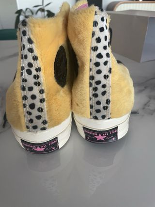 Converse All Star Peluche Amarillo Talla 40