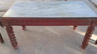 Conjunto mesa y sillas para restaurar