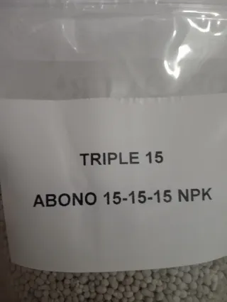 Abono Triple 15 NPK 1kg