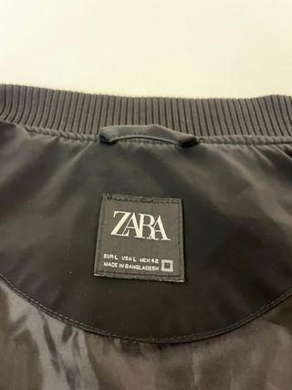 Chaqueta Zara Negra Hombre