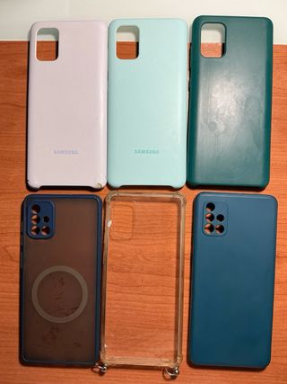 Samsung Galaxy A71 Negro 128GB + Carcasas