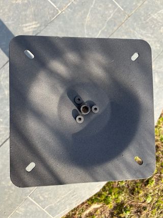 2 Pie de Mesa en Hierro