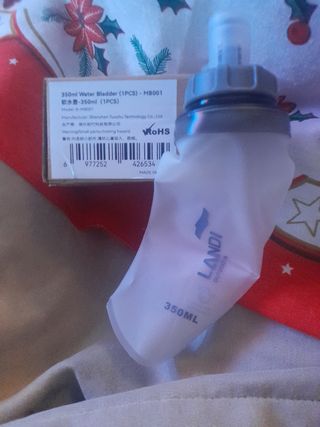 Botella de agua deportiva