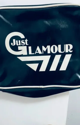 Bandolera Just Glamour Negra y Blanca