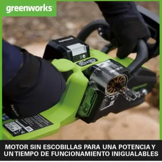 Motosierra Greenworks 48V (24V x 2)