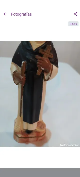 Figura Antigua San Martín de Porres