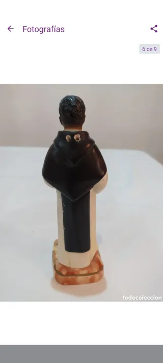 Figura Antigua San Martín de Porres