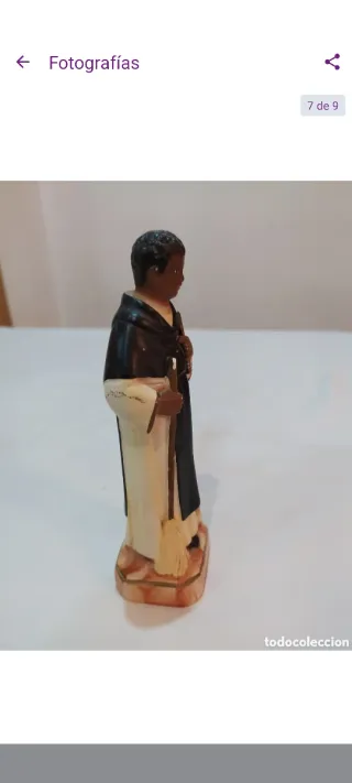 Figura Antigua San Martín de Porres