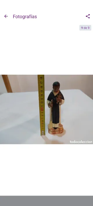 Figura Antigua San Martín de Porres