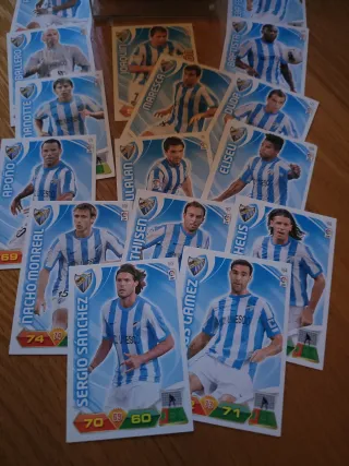 Cromos Panini Málaga 2011-2012