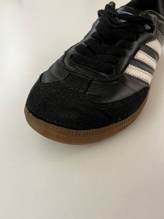 Zapatillas Adidas Samba Mujer Negras Blancas