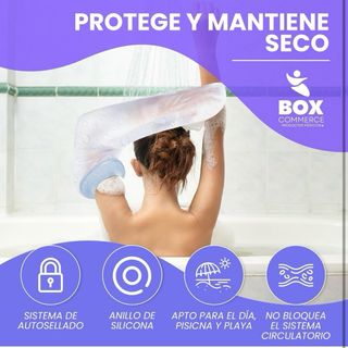 Protector escayola brazo ducha piscina