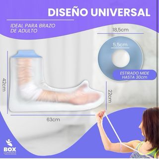 Protector escayola brazo ducha piscina