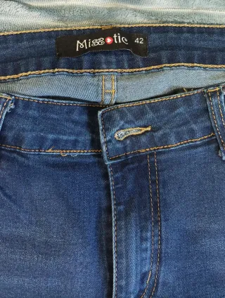 Vaqueros mujer elásticos desgastados