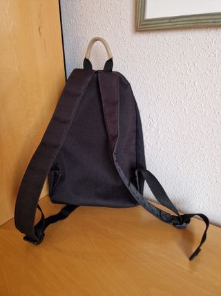 Mochila Coronel Tapioca negra y beige