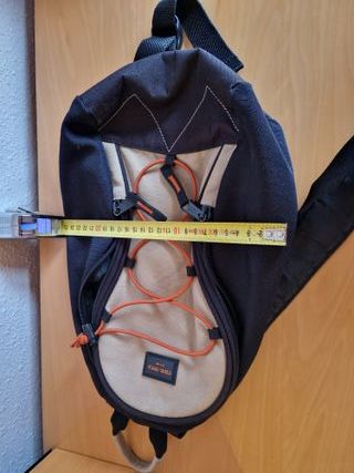 Mochila Coronel Tapioca negra y beige