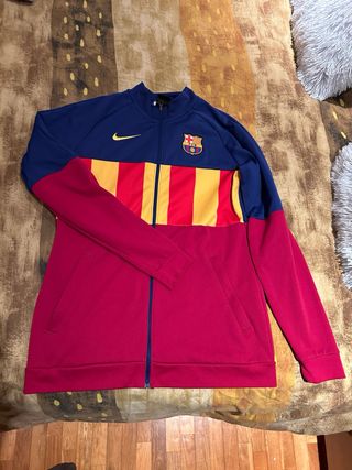 Chaqueta chándal FC Barcelona Nike Talla M