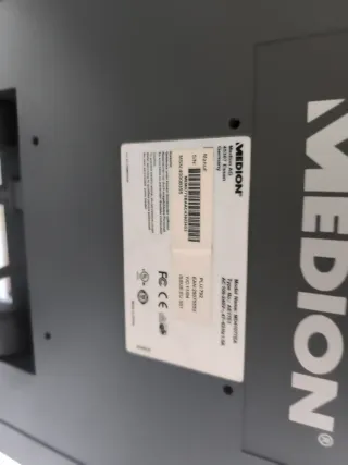 Monitor Medion Plata y Negro