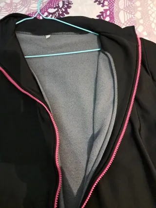 Chaqueta térmica patinaje negra