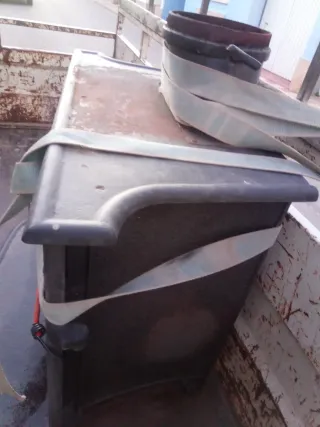 Chimenea de fundición negra