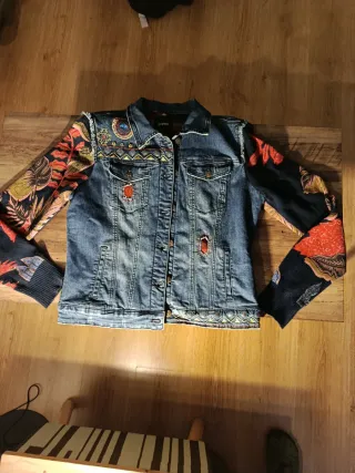 Cazadora Vaquera Desigual Multicolor