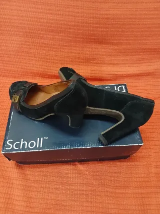 Décolleté Dr. Scholl's Nere in Camoscio