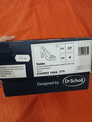 Décolleté Dr. Scholl's Nere in Camoscio