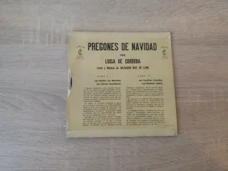 Vinilo Precones de Navidad Salvador Ruiz de Luna