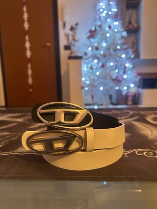 Set 2 cinture Diesel fibbia logo