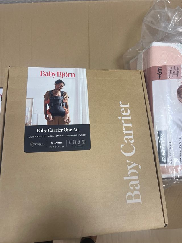 Mochila Portabebés BabyBjörn Negra