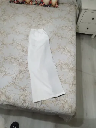Pantalón blanco y negro talla S sin estrenar