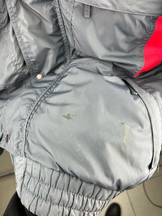 Giubbino Vintage Nevica Taglia 50 Grigio Multicolo