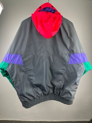 Giubbino Vintage Nevica Taglia 50 Grigio Multicolo