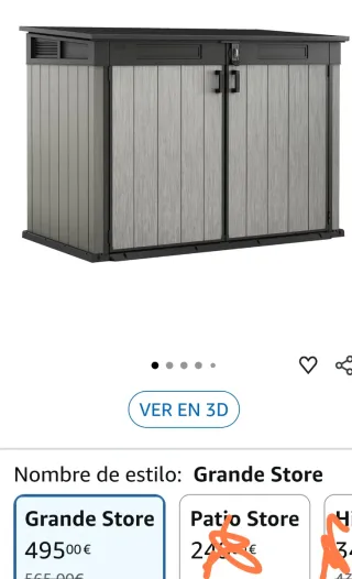 Cobertizo Keter Grande Store Exterior