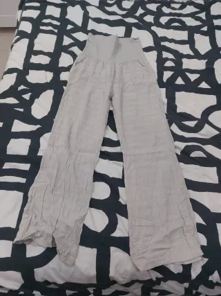 Pantalón premamá beige
