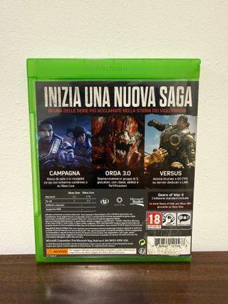 Gears of War 4 per Xbox One + Bonus Adesivi