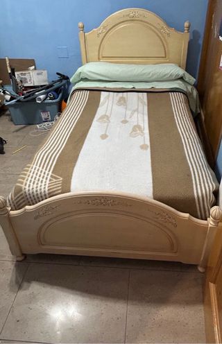 Cama 105x190 cm y colchón