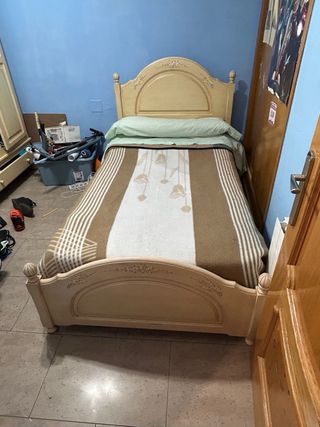 Cama 105x190 cm y colchón