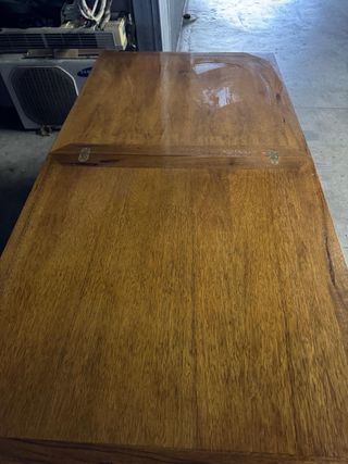 Tavolo artigianale in legno allungabile