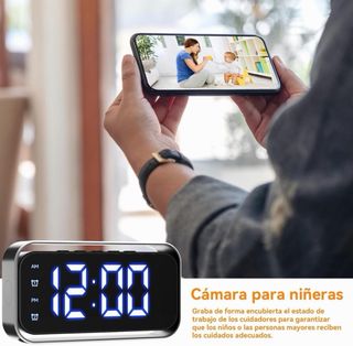 Cámara Espía WiFi HD 4K Visión Nocturna bateria