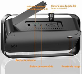 Cámara Espía WiFi HD 4K Visión Nocturna bateria