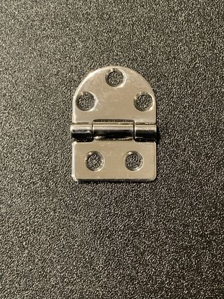 Bisagra Inox Recta Redonda 30x40 Náutica