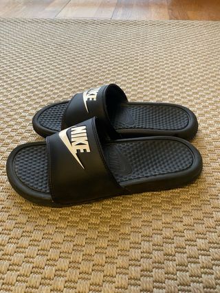 Chanclas Nike Negras Blancas