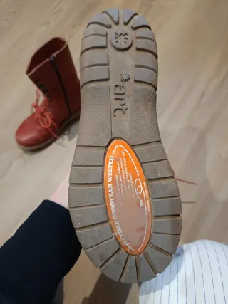 Botas Art rojas piel