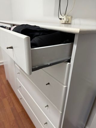 Mueble aparador blanco madera maciza