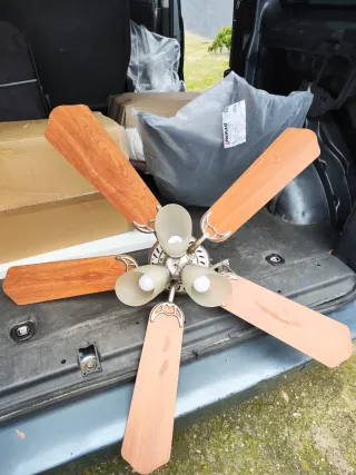 Ventilador de techo con lámpara