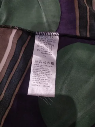 Vestido fluido estampado