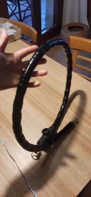 Candado pitón para moto o otros. Mide 125cm.