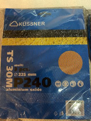 Lijas KÜSSNER P240 Ø225mm (Multipack)